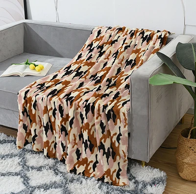 100 prosent polyester kamuflasjeflanellstoff