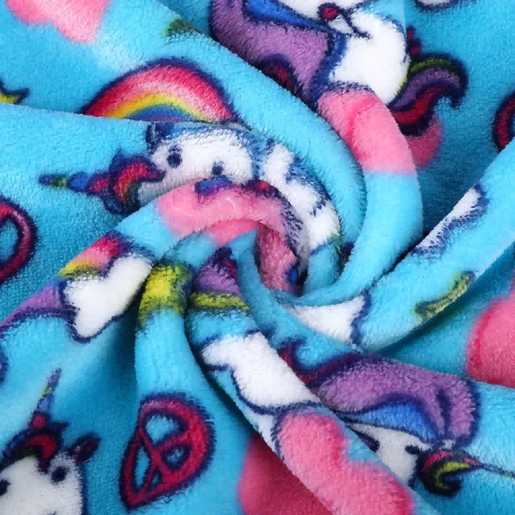 100% polyesterutskriftsstoff for barn pyjamas