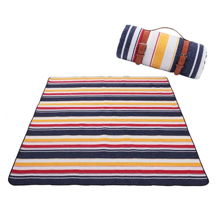 150×200cm Fleece sammenleggbart piknikteppe