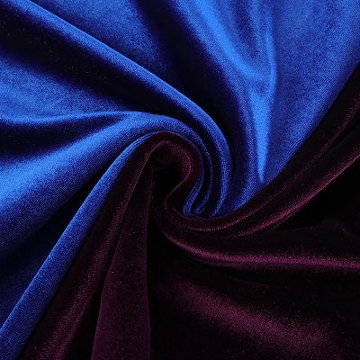 90% polyester 10% spandex fløyelsstoff