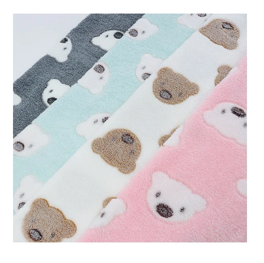 Babyteppe flanellstoff
