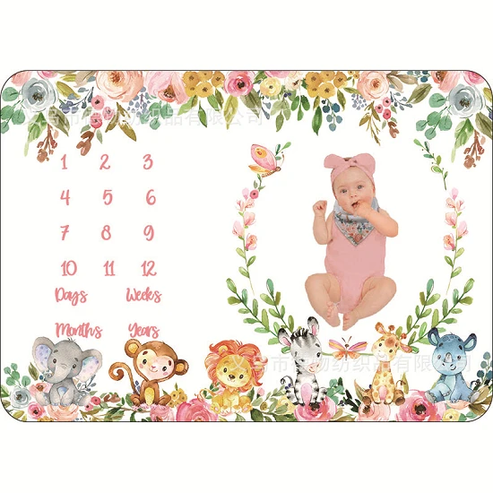 Baby Milestone pledd gavesett