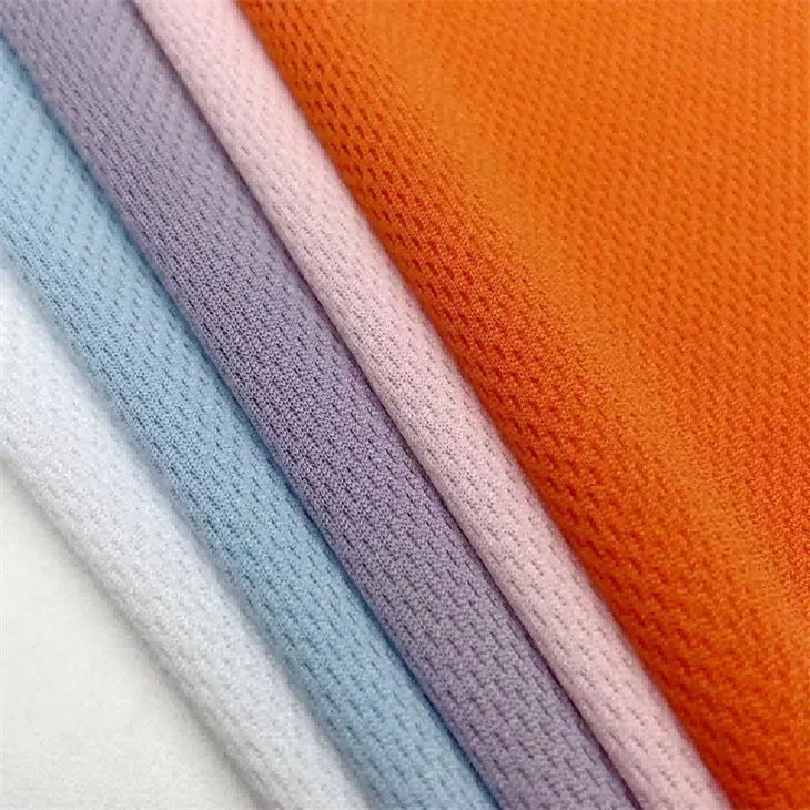 Breathable Bird Eye Mesh Sports Fabric in stock