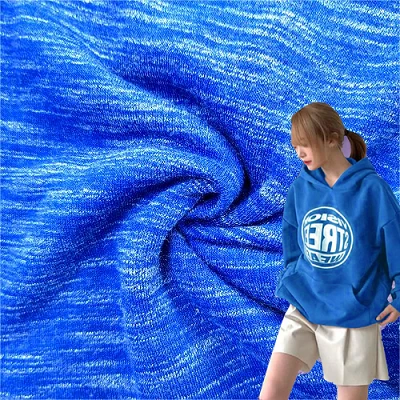 Børstet fransk frottéstoff