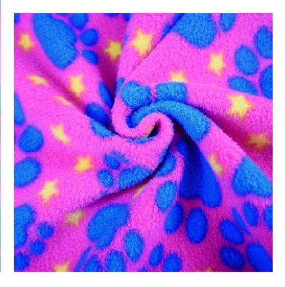 Tegneserie Polar Fleece stoff