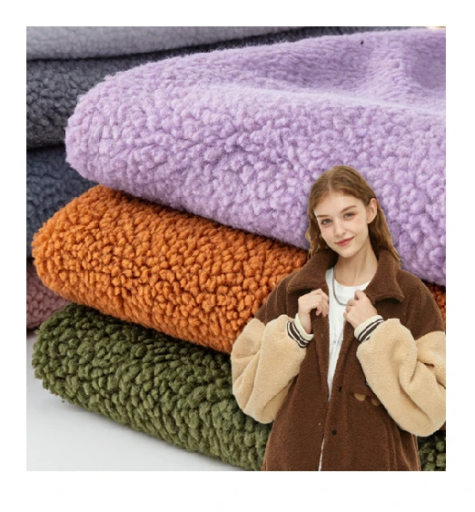 Fuzzy, ekstra varm Jacquard Sherpa-stoff