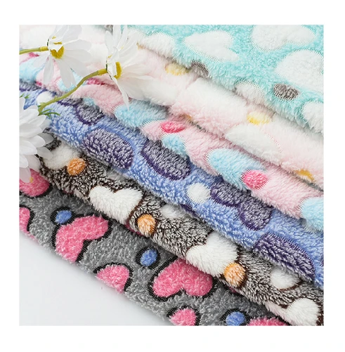 Jacquardtrykt flanellstoff