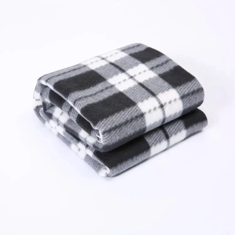 Strikket Polar Fleece-teppe