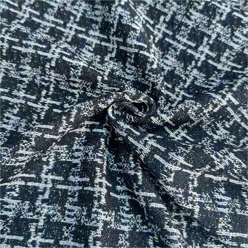 Strikke jacquard stoff til kjole