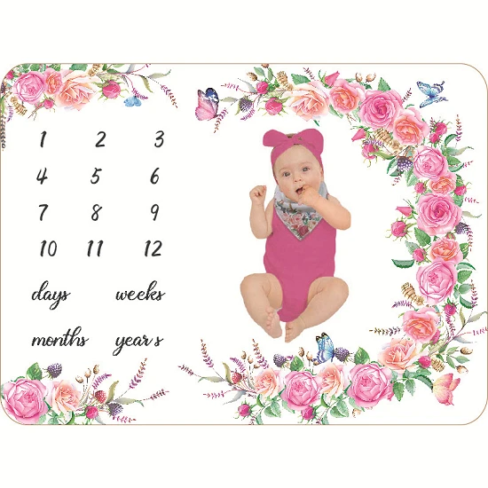Milestone Flanell babyteppe