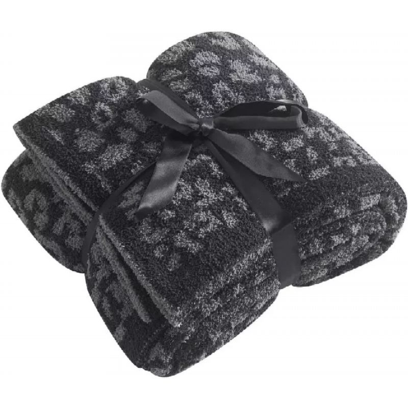 Trykket flanell fleeceteppe