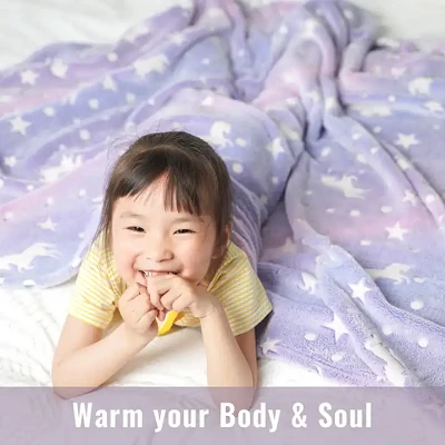 Purple Luminous Blanket