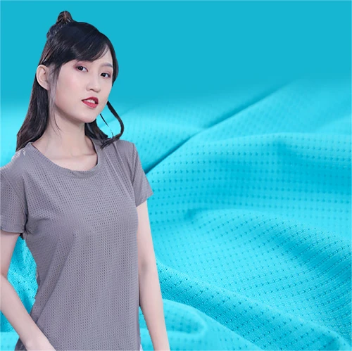 Quick Dry Knit Bird Eye Mesh Stoff