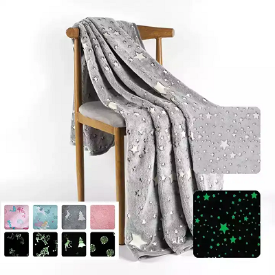 100% polyester lysende teppe