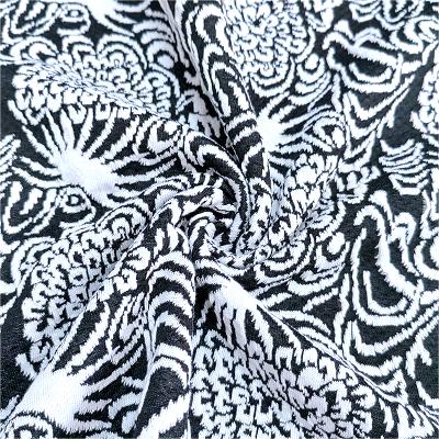 Stretch strikket Jacquard stoff