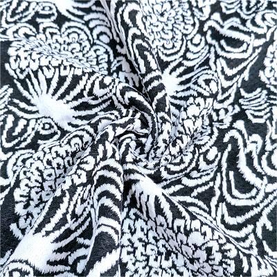 Stretch strikket Jacquard stoff