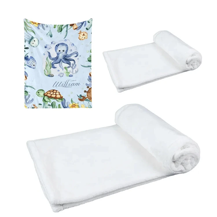 Hvitt babyteppe