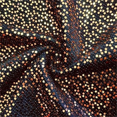 Elastic Gloden Color Lurex -stoff