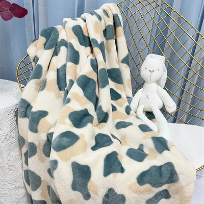 Cow Print Coral Teppe