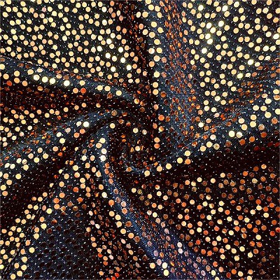 Elastic Gloden Color Lurex -stoff