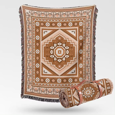 Piknikteppe med dusk